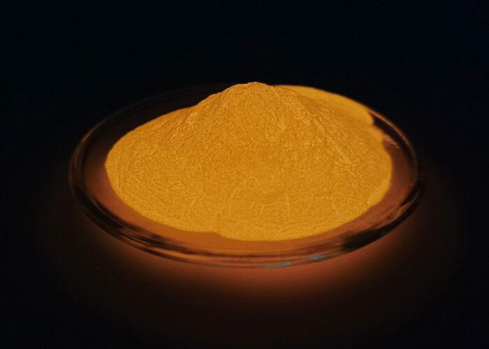 photoluminescent pigment orange color