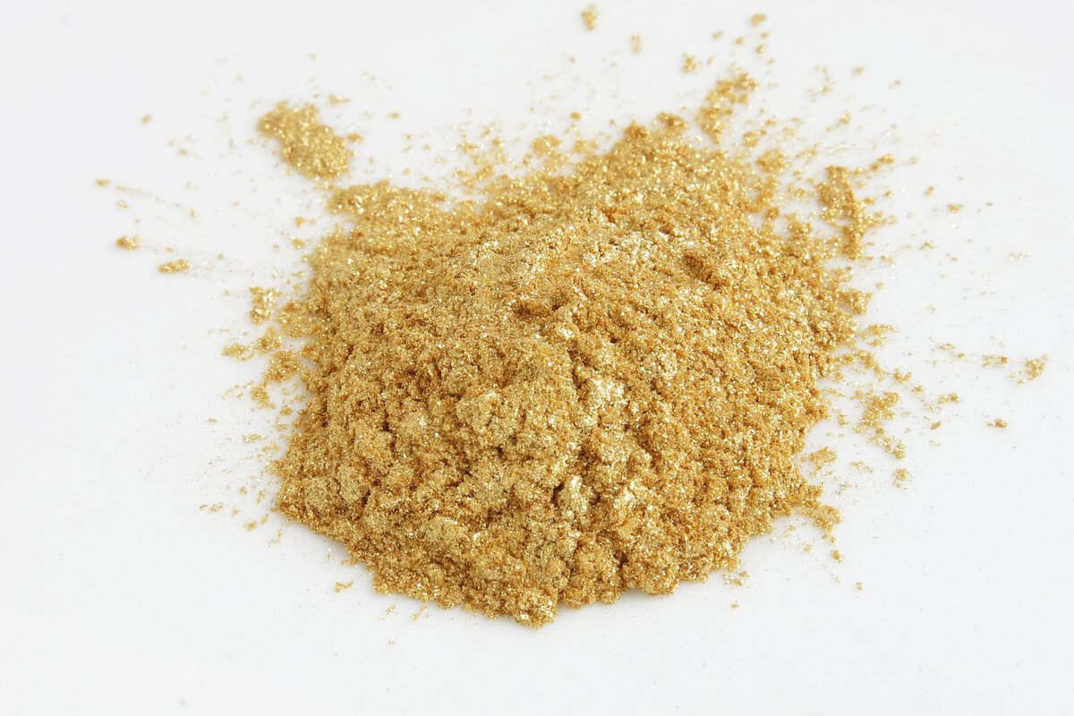 gold mica powder pigment